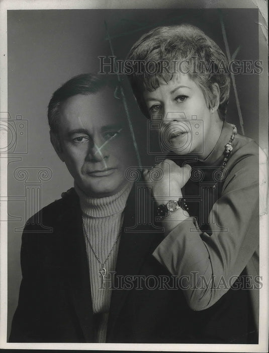 1970 Martin Balsam and Uta Hagen, in "The Day Before Sunday" - Historic Images
