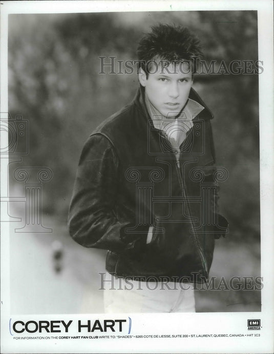 1985 Press Photo Singer Corey Hart - mjp21549 - Historic Images