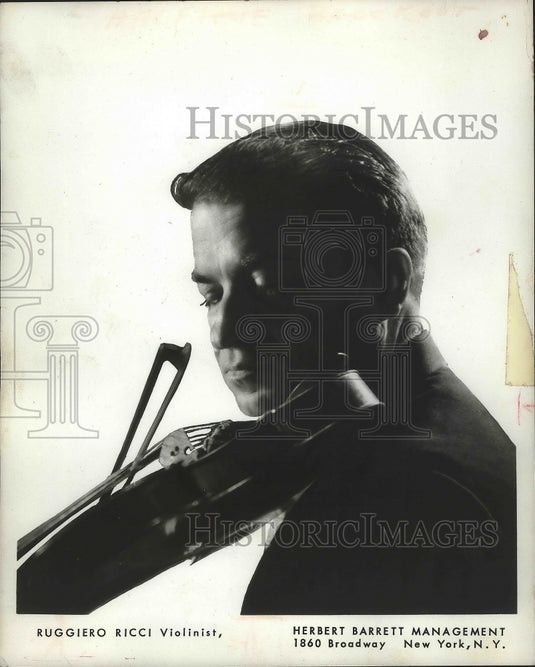1968 Press Photo Ruggiero Ricci, Violinist - Historic Images