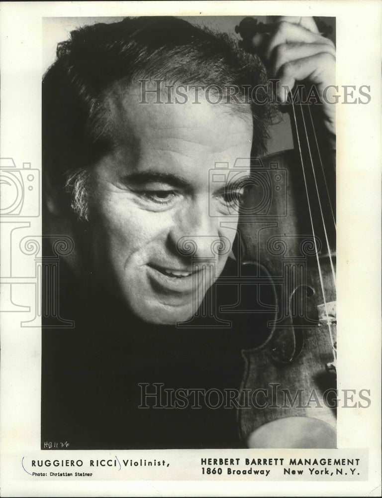 1979 Press Photo Ruggiero Ricci, Violinist - mjp21567-Historic Images