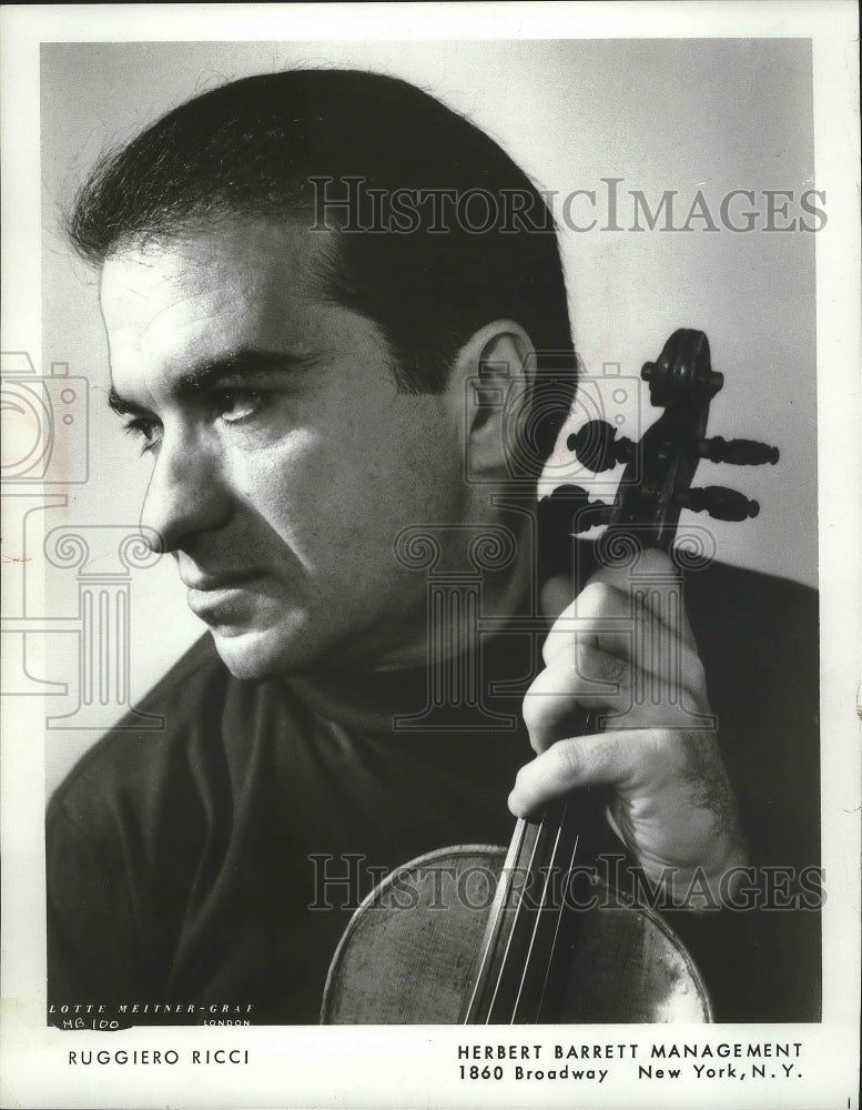 1971 Ruggiero Ricci, Violinist - Historic Images
