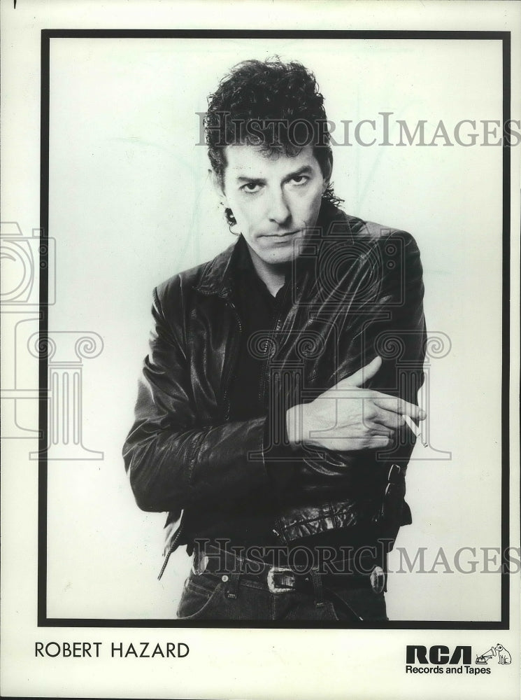 1983 Press Photo Singer Robert Hazard - mjp21598 - Historic Images