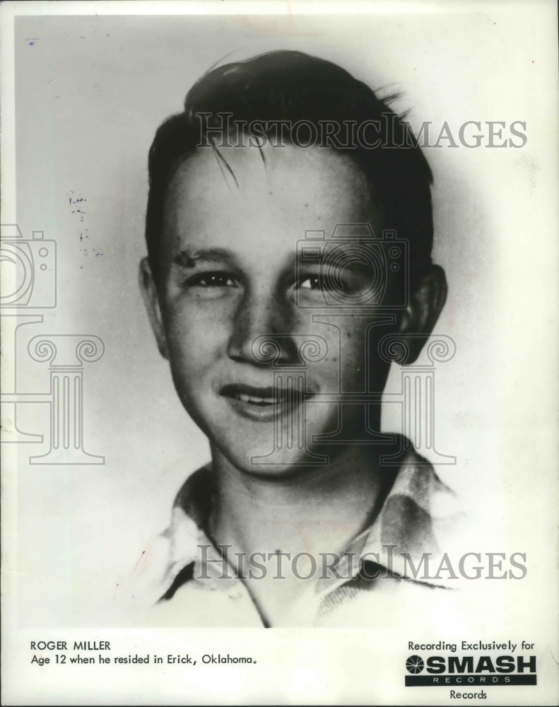 1966, Country Singer Roger Miller at Age 12 - Historic Images