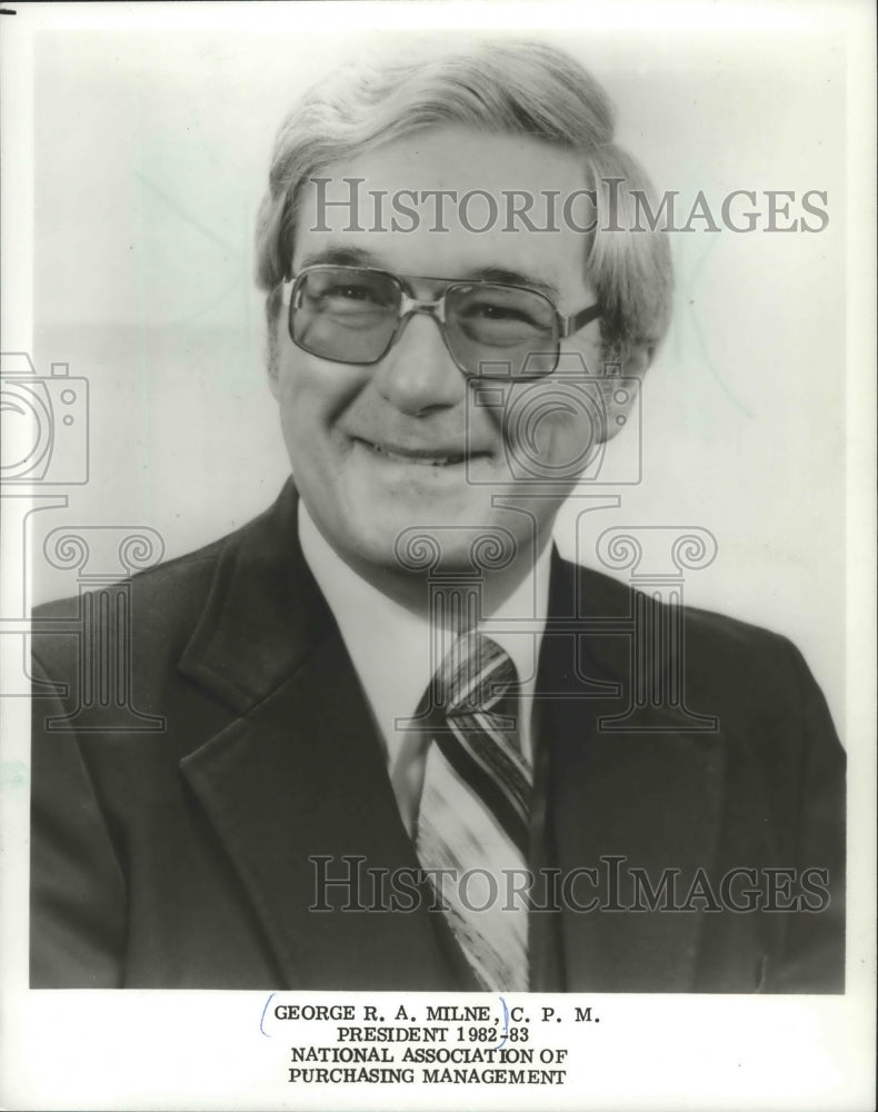 1982, George Milne, National Association of Purchasing Management - Historic Images