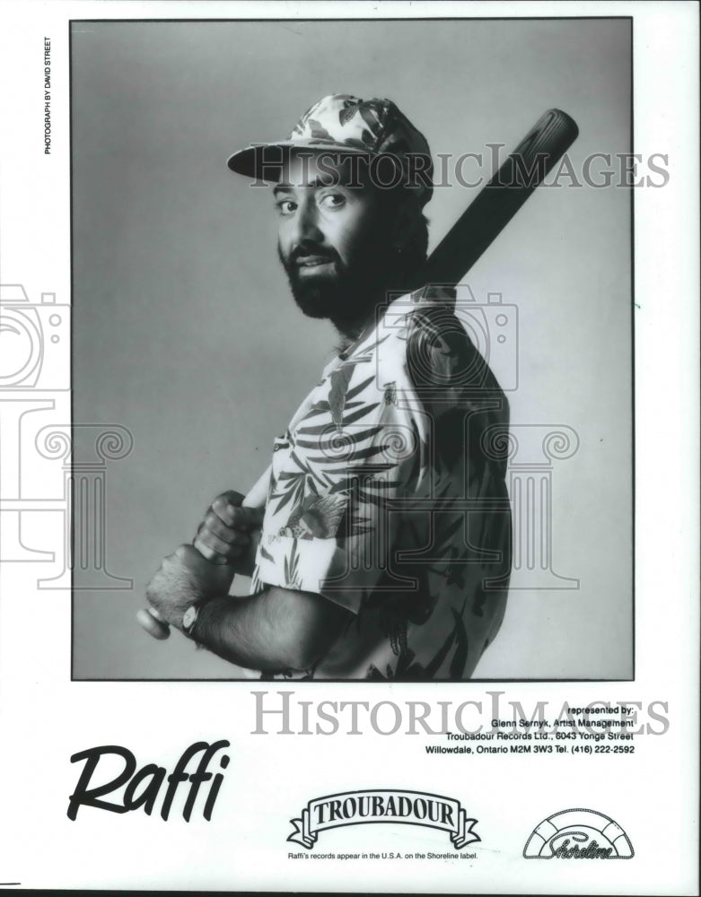 1987 Press Photo Raffi, children&#39;s music singer and lyricist. - mjp21749 - Historic Images