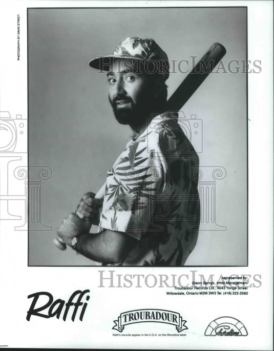 1987 Press Photo Raffi, children's music singer and lyricist. - mjp21749 - Historic Images
