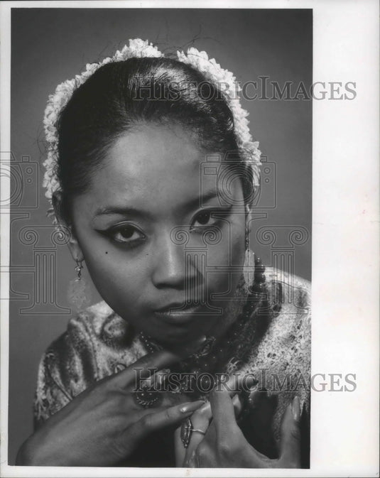 1965, Mei Mei Quong, actress. - Historic Images