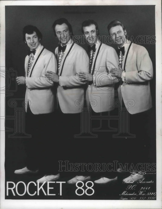 1974, Rocket 88....rock 'n' roll revivalists, Wisconsin - Historic Images