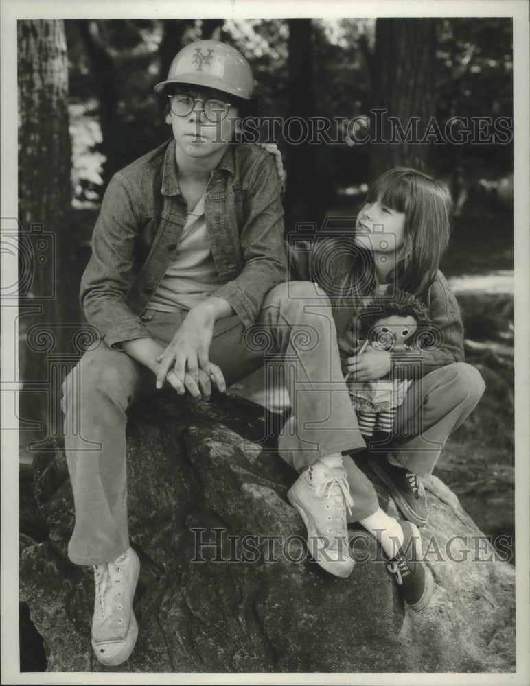 1977 Press Photo T. J. Hargrave, Lisa Richards in "The Prince of Central Park" - Historic Images