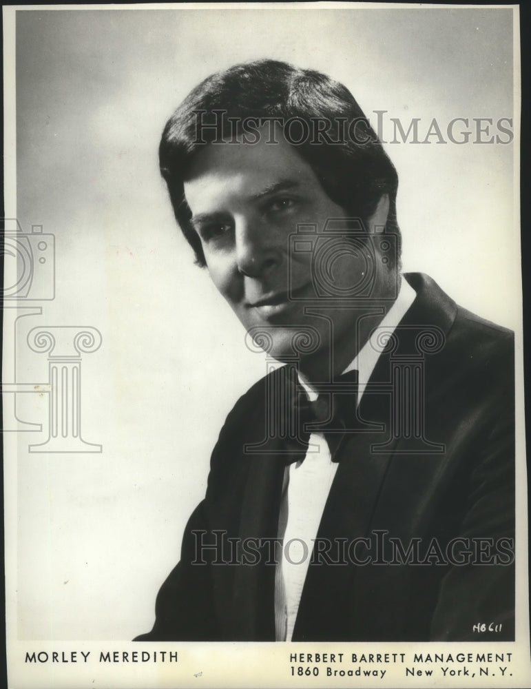 1965 Press Photo Morley Meredith, singer The Dutchman--"Der Fliegnde Hollander" - Historic Images