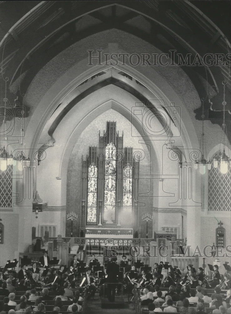 1983, Sherman Park Lutheran Church, Milwaukee Symphony Orchestra - Historic Images