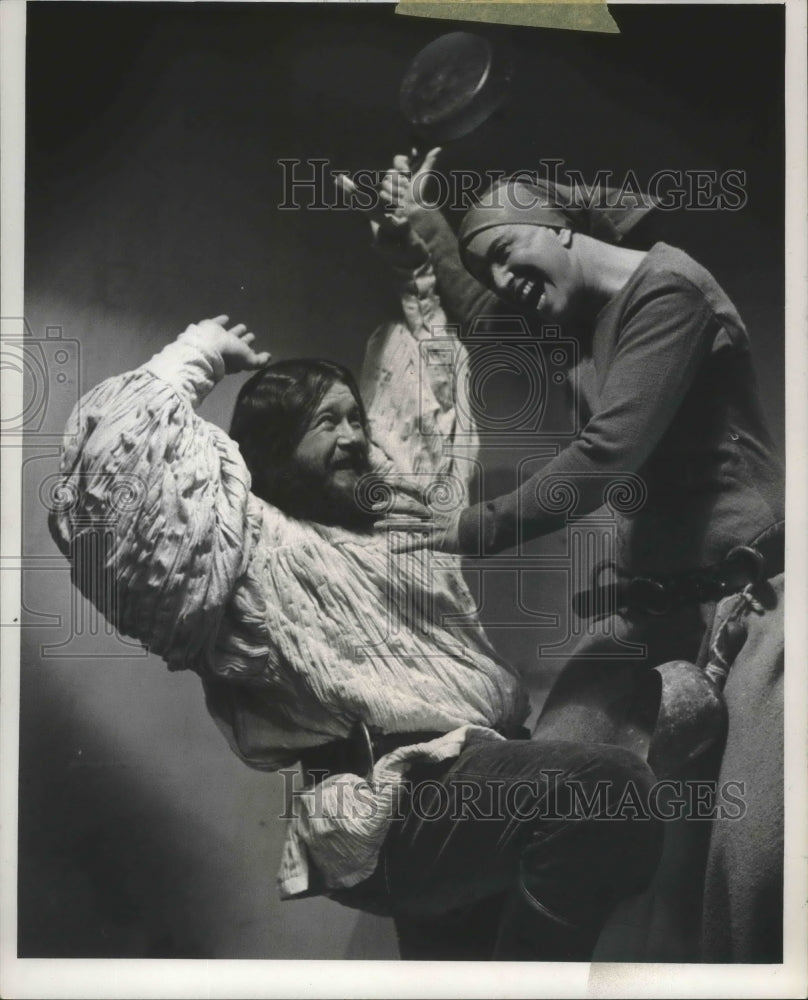 1971 Jim Baker, Josephine Nichols star &quot;The English Mystery Plays.&quot; - Historic Images