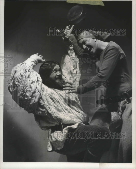 1971 Jim Baker, Josephine Nichols star "The English Mystery Plays." - Historic Images