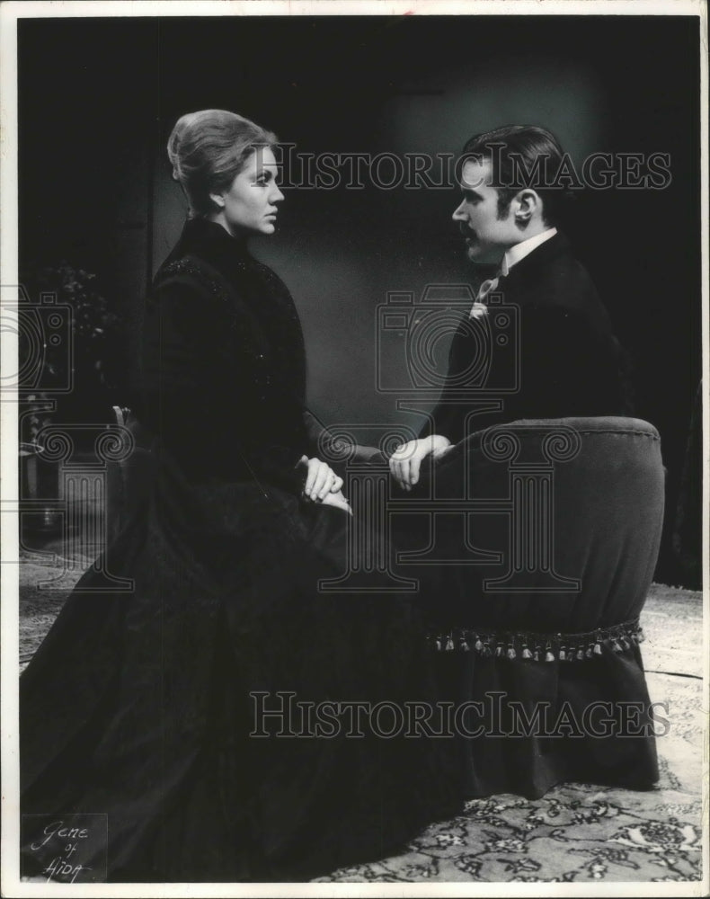 1967, Scene from &quot;Hedda Gabler&quot; at the Milwaukee Repertory Theater - Historic Images