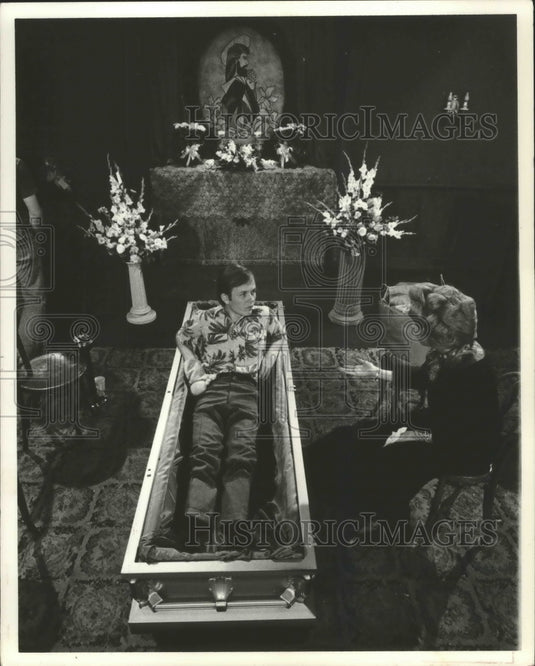 1974, "Several Objects Passing Charley Greeley," at Milwaukee Theater - Historic Images