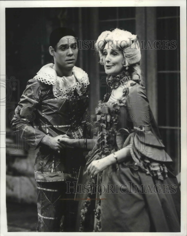 1974, Scene from &quot;The Rehearsal&quot; at Milwaukee Repertory Theater - Historic Images