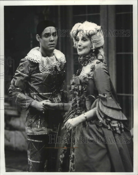 1974, Scene from "The Rehearsal" at Milwaukee Repertory Theater - Historic Images