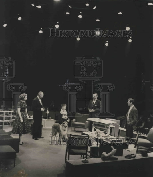1955, rehearsal for "The King of Hearts" Milwaukee Repertory Theater - Historic Images