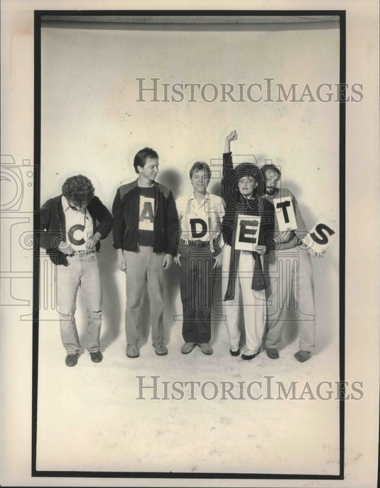 1982, Milwaukee Rock group, The R & B Cadets - mjp22161 - Historic Images