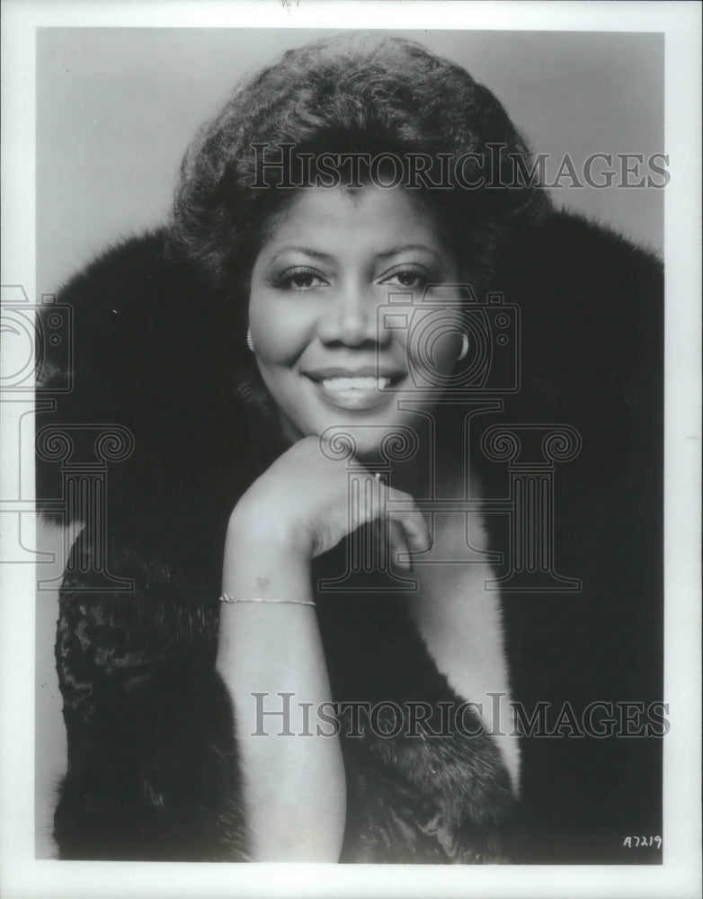 1980 Press Photo Singer, Florence Quivar at Ravinia Festival. - mjp22169 - Historic Images