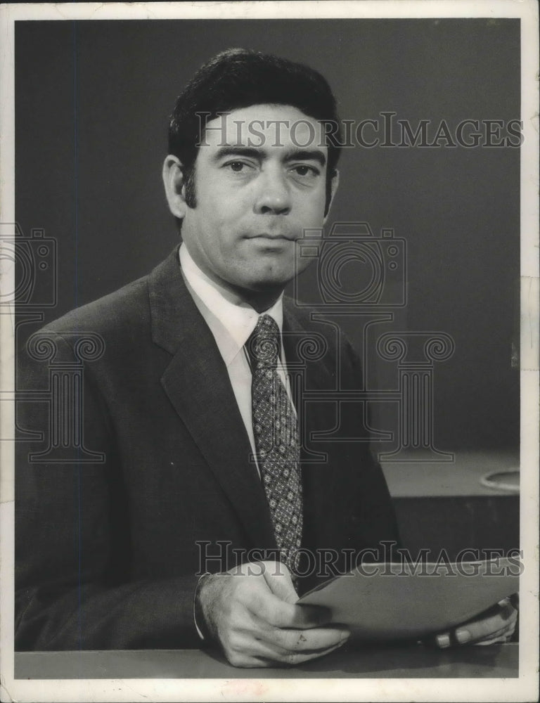 1972, Dan Rather, news correspondent - Historic Images