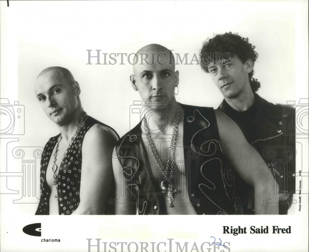 1992 Press Photo Musicians Right Said Fred - mjp22276 - Historic Images