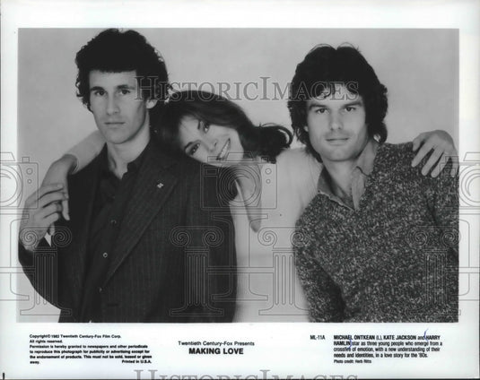 1982 Press Photo Harry Hamlin & others star in "Making Love" - mjp22286 - Historic Images
