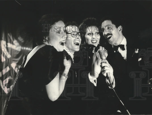 1980, Milwaukee Repertory Theater singers in "On The Road to Babylon" - Historic Images