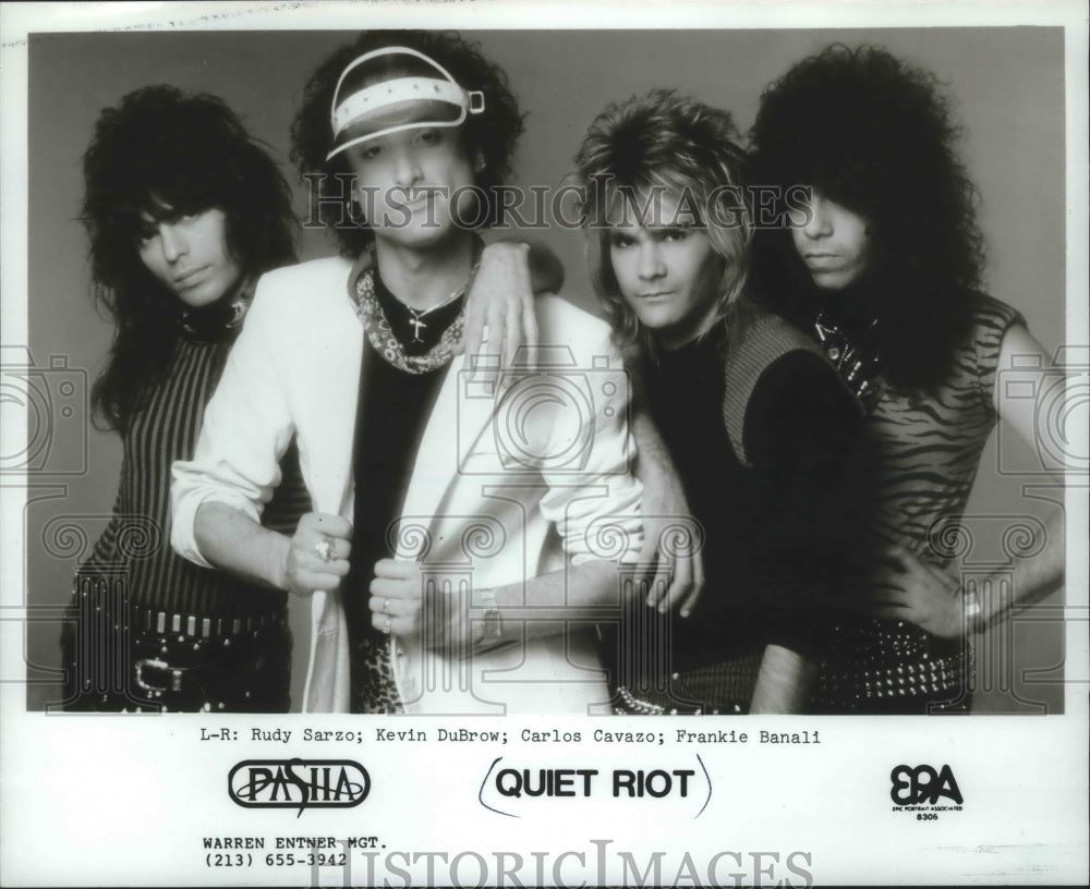 1984, Members of Quiet Riot - mjp22358 - Historic Images