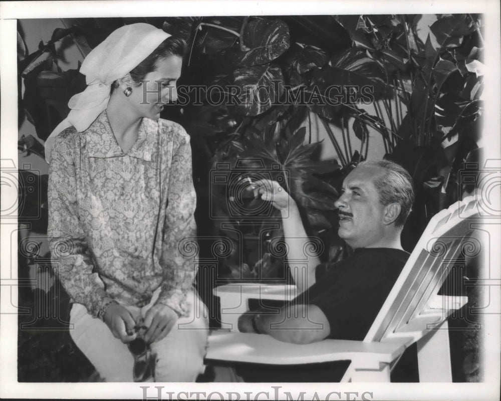 1961 Princess Lee Radziwill Relaxes With Husband In Jamaica - Historic Images