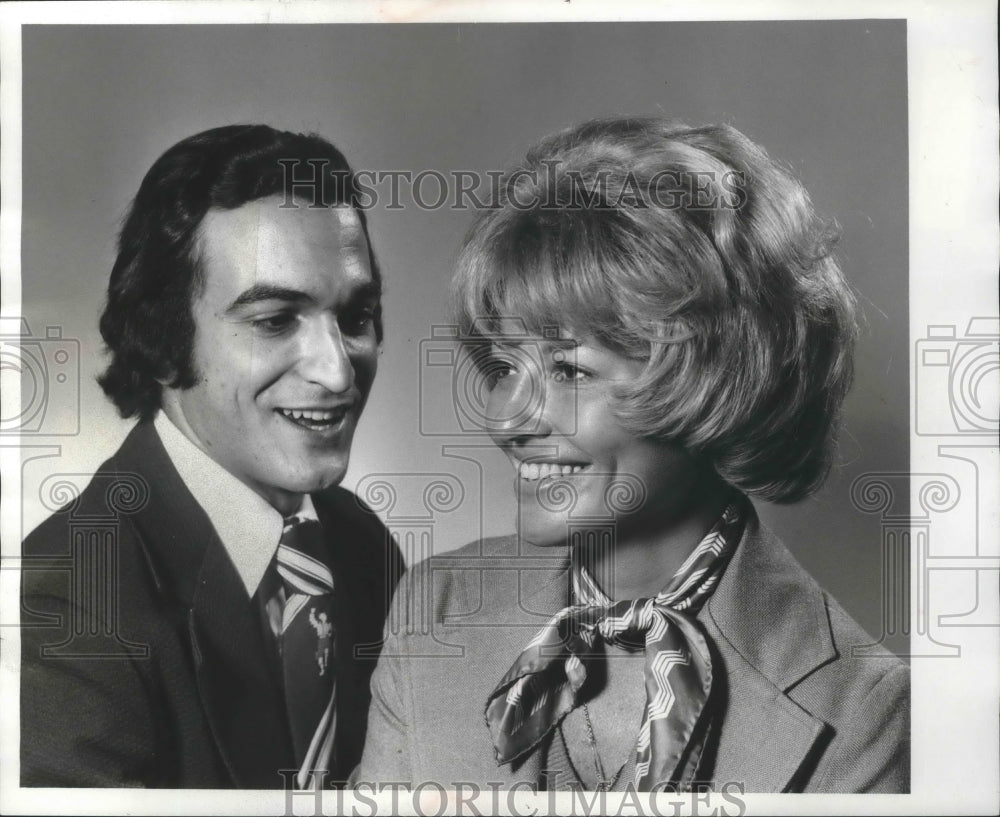 1975 Press Photo Dick Randall and Bunny Raasch - mjp22385- Historic Images