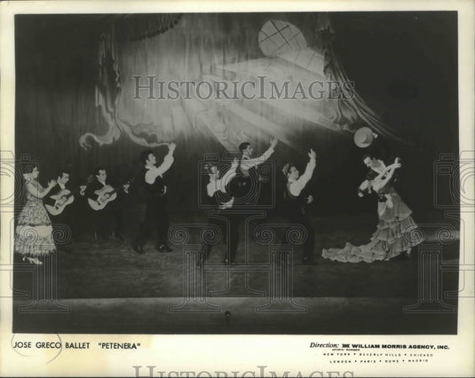 1963, The Jose Greco Ballet in Petenera. - Historic Images