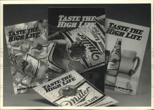 1988, Miller Brewing Company â€œStop and Taste the High Life" Ads - Historic Images