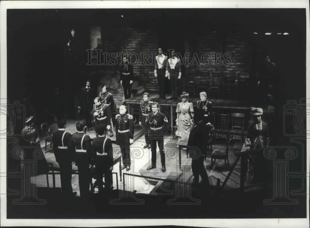 1978 Press Photo Milwaukee Repertory Theater&#39;s production of The Trial of Moke.-Historic Images