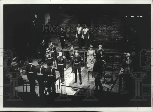 1978 Press Photo Milwaukee Repertory Theater's production of The Trial of Moke.-Historic Images