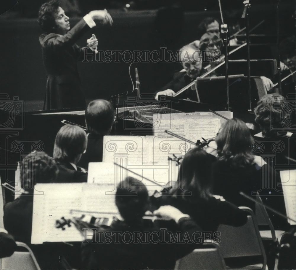 1981 Press Photo Milwaukee Symphony Orchestra Pops Concert at Auditorium - Historic Images