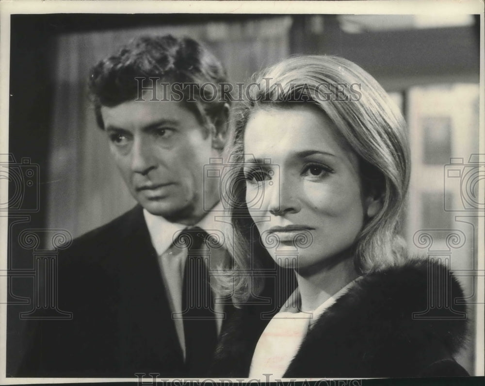 1968, Lee Radziwill &amp; Farley Granger in &quot;Laura&quot; - Historic Images