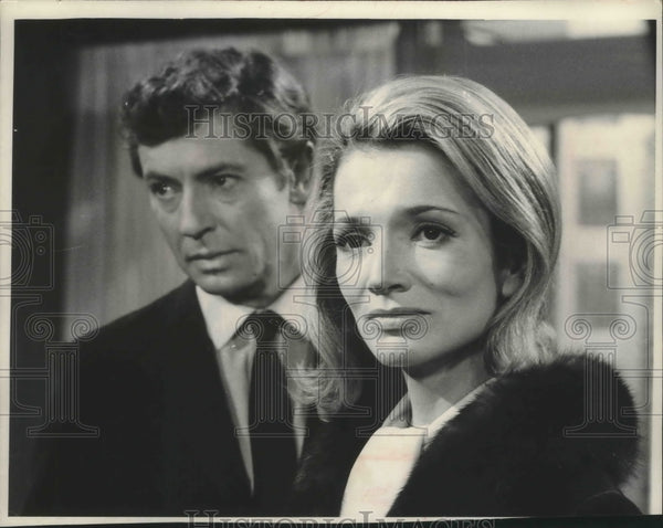 1968, Lee Radziwill & Farley Granger in 