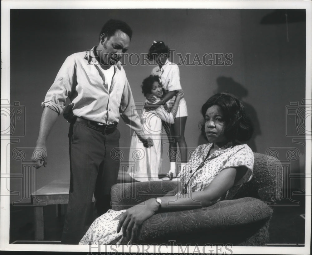 1976, Actors in the Milwaukee Repertory Theater Company&#39;s play - Historic Images