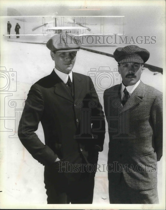 1978, Michael Moriarty and David Huffman in The Winds of Kitty Hawk - Historic Images