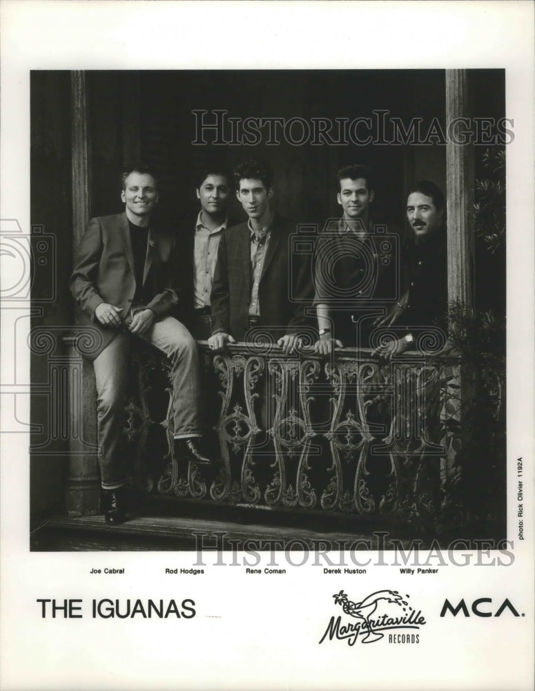 1993 Press Photo The Iguanas band playing at Bastille Days - mjp22748 - Historic Images