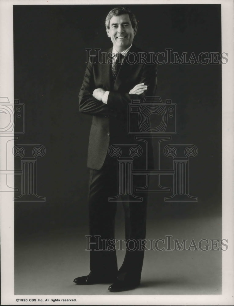 1993 Press Photo Newscaster Dan Rather of &quot;48 Hours&quot; - mjp22796 - Historic Images