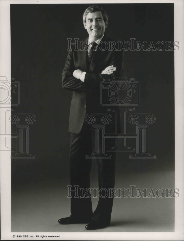 1993 Press Photo Newscaster Dan Rather of "48 Hours" - mjp22796 - Historic Images