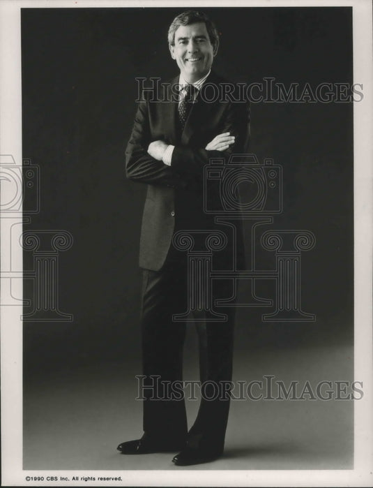 1993 Press Photo Newscaster Dan Rather of "48 Hours" - mjp22796 - Historic Images