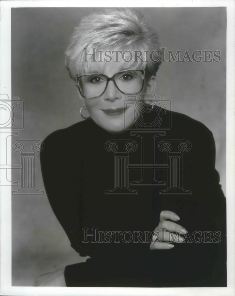 1991 Press Photo Talk Show Host Sally Jessy Raphael - mjp22821 - Historic Images