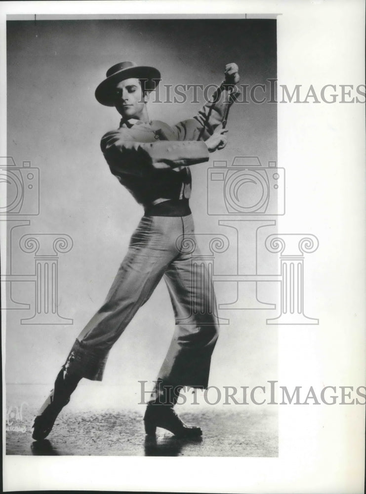 1977 Press Photo Spanish Dancer Jose Greco - mjp22863 - Historic Images