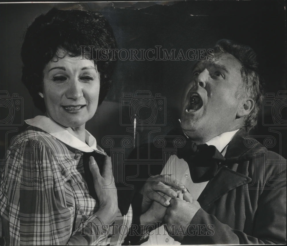 1979, actors in Juneautown Opera&#39;s &quot;La Boheme&quot; at Pabst Theater - Historic Images