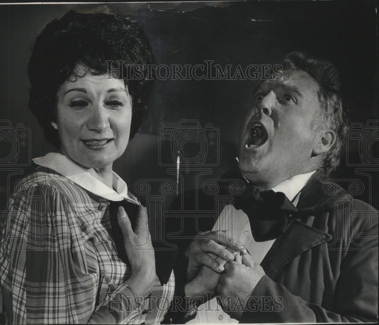 1979, actors in Juneautown Opera's "La Boheme" at Pabst Theater - Historic Images