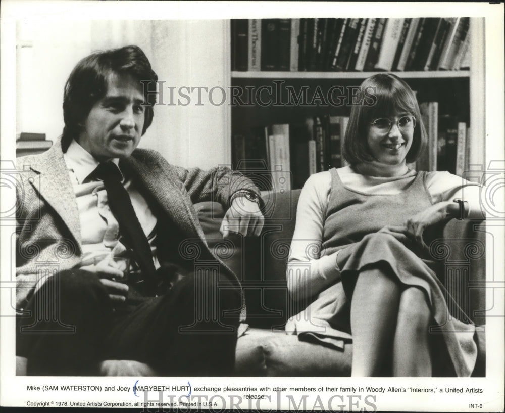 1978, Actress Marybeth Hurt With Sam Waterston In &#39;Interiors&#39; - Historic Images