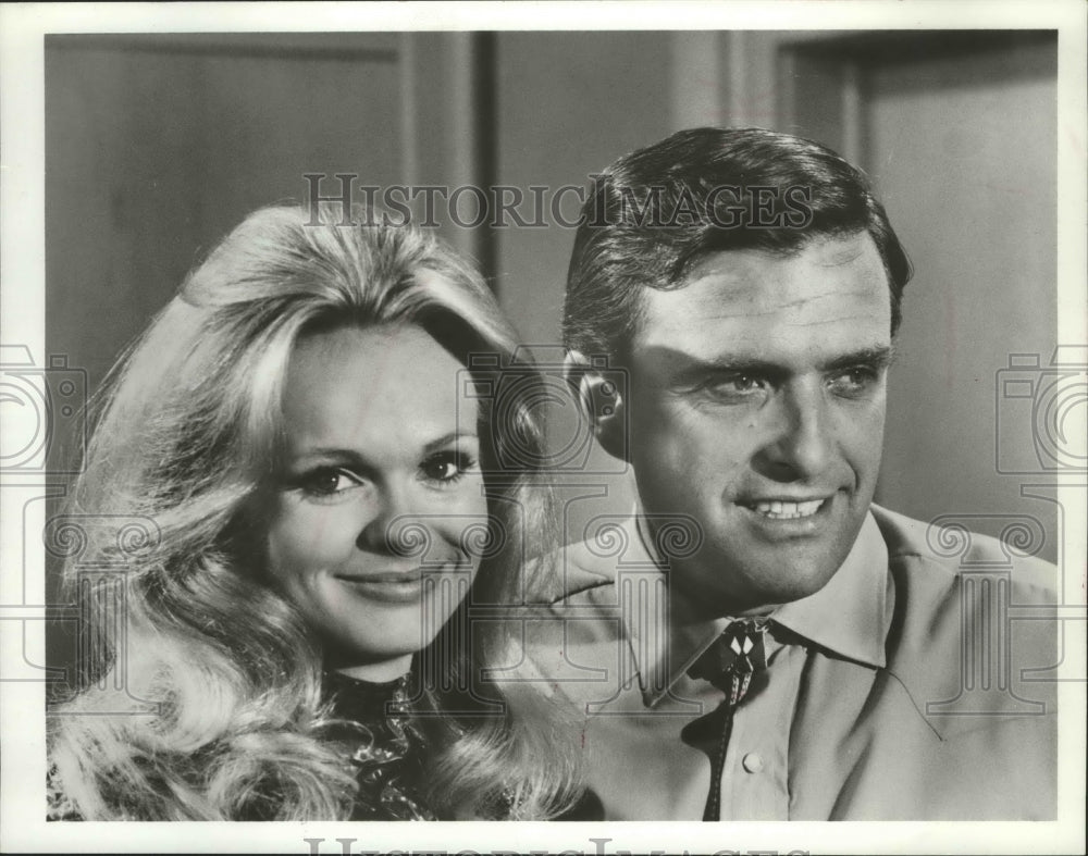 1970, Actor Ed Nelson With Co-Star - Historic Images